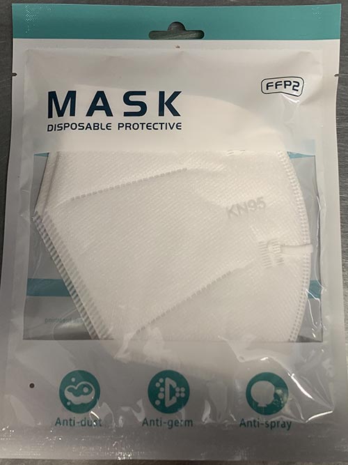 Mascherina FFP2 Bianca funzionamento confezione originale ...